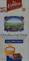 Villars chocolat au lait suisse